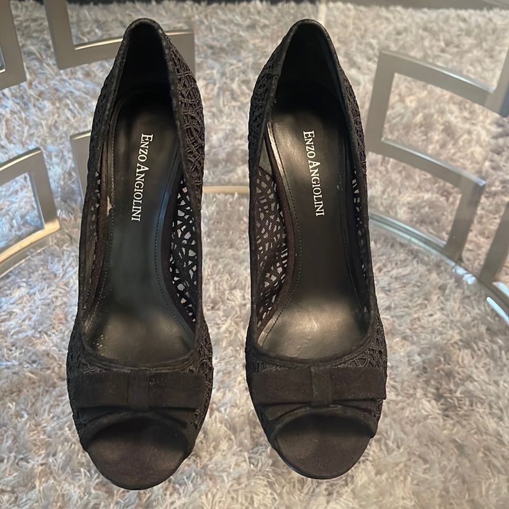 Black Lace heels